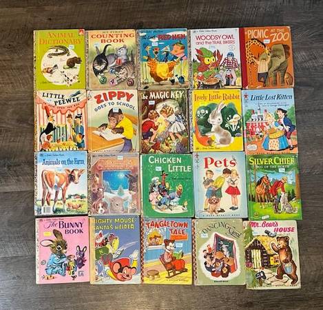 LITTLE GOLDEN BOOKS ~LOT OF 20 VINTAGE HARDCOVER BOOKS~ 1