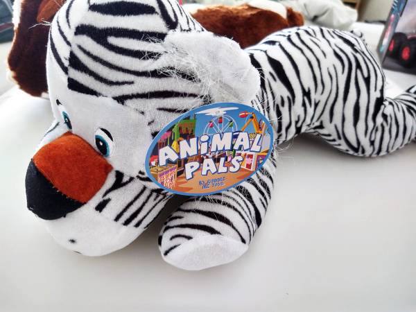 New Large size cuddling stuffed animals - goat and white tiger 1