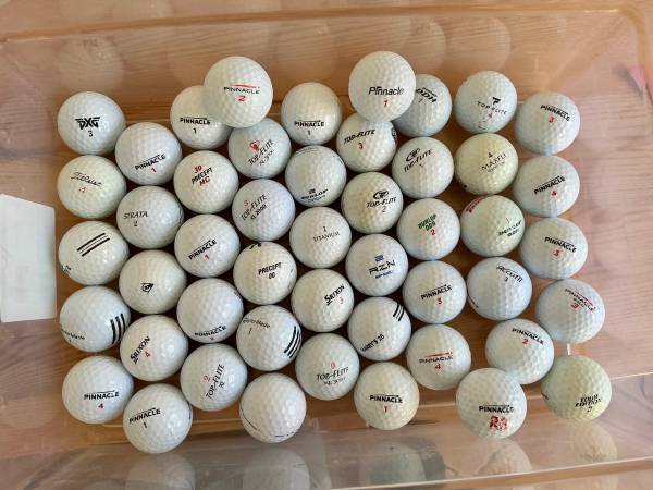 48 Assorted Golf Balls: As Pictured. 1