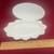 VtgFENTON WHITE MILK GLASS HOBNAIL OVAL/SCALLOPED COVERED BUTTER DISH 5 thumbnail