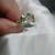 Prasiolite Quartz, Green Amethyst w/ zircon, 925 SS ring. SZ 8. 2 thumbnail