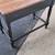 Desk side sofa table solid wood oak top 3 thumbnail