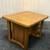 Vintage Mission-style Oak Wood Coffee Table Woven Cane Panel Details 15 thumbnail