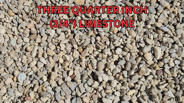 3/4" Crushed Limestone 1