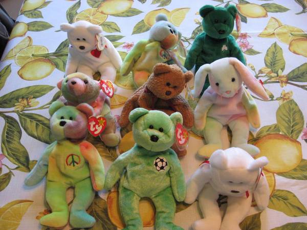 9 Beanie Babies 1