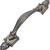 80 3.5 inch CC Satin Nickel Deco Cabinet Pull 2 thumbnail
