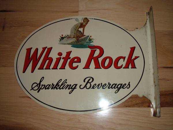 WHITE ROCK SPARKLING BEVERAGE SIGN 1