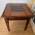 Tall Wood & Stone End Table 2 thumbnail