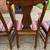 4 Old School Formal Dining Chairs 3 thumbnail