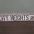 "City Heights Rd"  2-sided retired road street sign, yard, man-cave 1 thumbnail