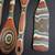 4 pc. set Earthtone Pakkawood kitchen utensils. Layered Hardwood, Cooking Spoon 5 thumbnail