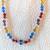 Multi-colored Crystal Bead Necklace 2 thumbnail
