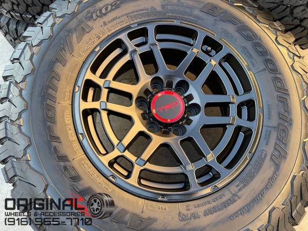 Llantas TRD PRO de 17" para Toyota Tacoma, 4Runner, Tundra, Sequoia, FJ - $1.750 (Rocklin)63440028173315124