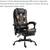 Vinsetto Vibrating Massage Office Chair Executive Recliner w Footrest 1 thumbnail