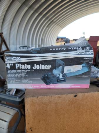 Chicago Electric 4" Plate Biscuit Joiner NEW 1