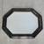 1970's Hollywood Regency Black & Gold Octagon Mirror 1 thumbnail