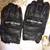 SHORT PERFORATED MOTORCYCLE LEATHER GLOVES - BRAND NEW - SZ M 1 thumbnail