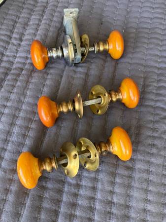 Bakelite doorknobs 1