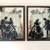 Set of 3 Vintage 1950s Silhouette Glass Pictures NEW in Boxes Romantic 2 thumbnail