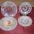 //-CLEAR DEPRESSION GLASS SET 3 thumbnail