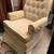 Vintage Sam Moore / Broyhill Mid Century Button Tufted Swivel Rocker 6 thumbnail