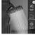 Veken 11.8“ Rain Shower Head with Handheld,Dual High Pressure Shower H 5 thumbnail