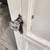 77" antique solid WOOD DOOR with full length mirror 4 thumbnail