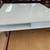 Modern White Square Coffee Table with 2 Drawers and Open Storage 2 thumbnail
