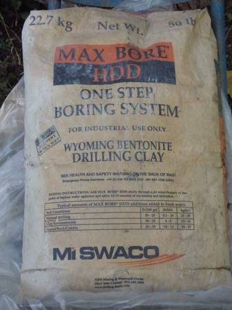 Bentonite - for basement water proofing, pond lining, well grouting 1