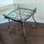 Futon and coffee and end tables 4 thumbnail