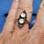 Antique Ring Diamond 14kt Gold Onyx Ladies  size 6 Victorian Art Deco 1 thumbnail