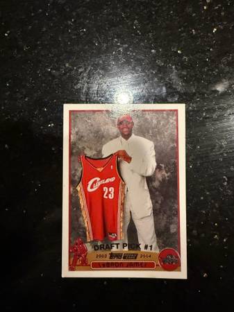 2003 lebron james topps rookie card - collectibles - by owner