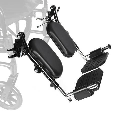 Universal wheelchair legs with leg back rest 1