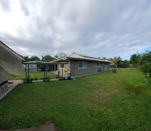$750,000 / 3br - 1800ft2 - 3 dormitorios 2.5 baños 2 cocinas, sala de juegos, agua solar/por pozo (KEAAU)63939532419971121