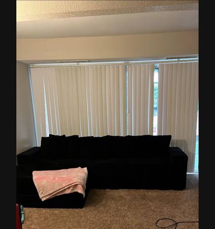 Black couch 1