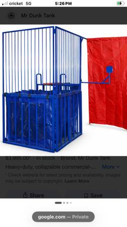 Dunk tank 1