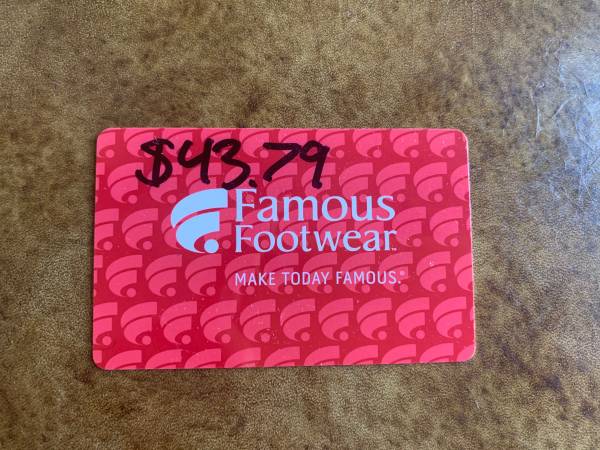 Famous Footwear Store Credit 1