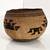 Native American Antique Hand Made Weave Basket Yurok 4 3/4" x 3 3/8" 4 thumbnail