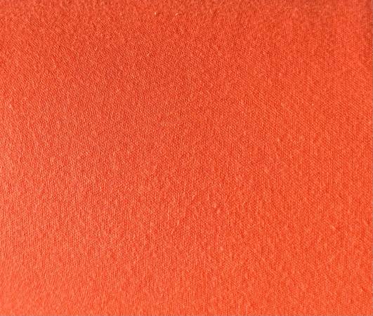 50/50 poly cotton interlock fabric Orange & Black 1