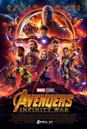 Marvel “Avengers: Infinity War” Authentic Movie Poster 1