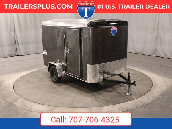 2026 Interstate 6 X 10 Victory Enclosed Cargo Trailer Silver 1