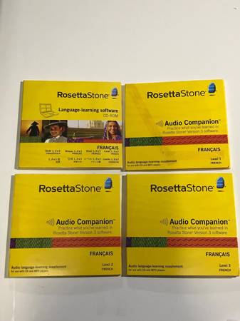 Rosetta Stone FRENCH Audio Companion CD Software Combo 1