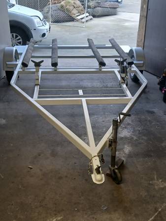 Jetski Boat Flatbed PWC Double 2 Ski Trailer 1