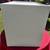 White Metal Pedestal/Riser 25 ½ x 18 x 15 ¼ inches 2 thumbnail