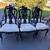 Gorgeous Black French 6 Arm Bowman Dining Room or Accent Chairs 1 thumbnail