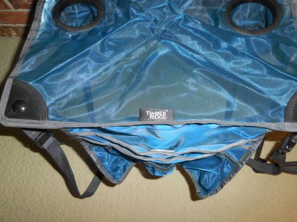 Timber Ridge Portable Camping Folding Table, 2 Cup Holders (QTY 2) - $25 (Bothell)63470797502337123