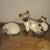 Siamese cat lot:  painting, lamp, bank, pot holder, magnets, etc 8 thumbnail