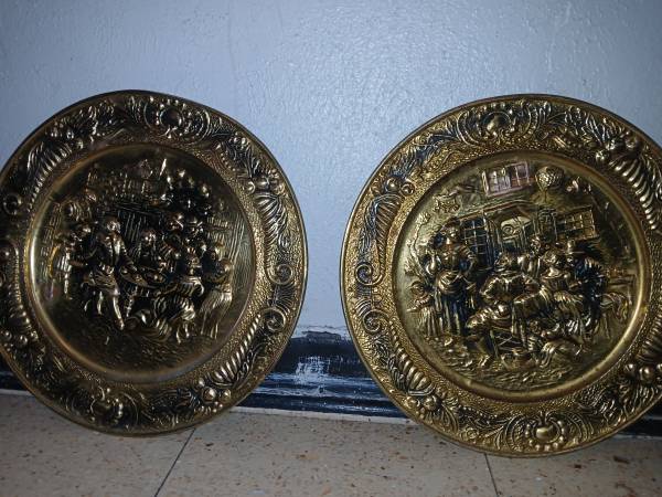 Brass press finished English art/1950 1