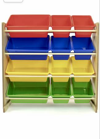 Toy bin organizer 1