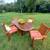 Beautiful Solid Teak Table and 4 Chairs 4 thumbnail